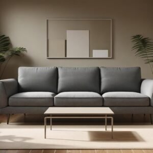 Modern Comfort 3-Seater – Slate Grey