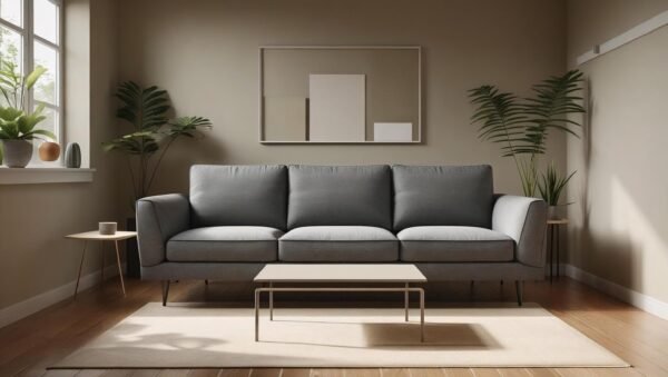 Modern Comfort 3-Seater – Slate Grey