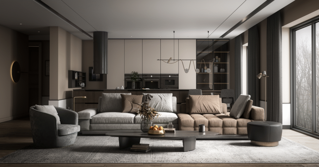 Modern Living Room by Treya Home Decor